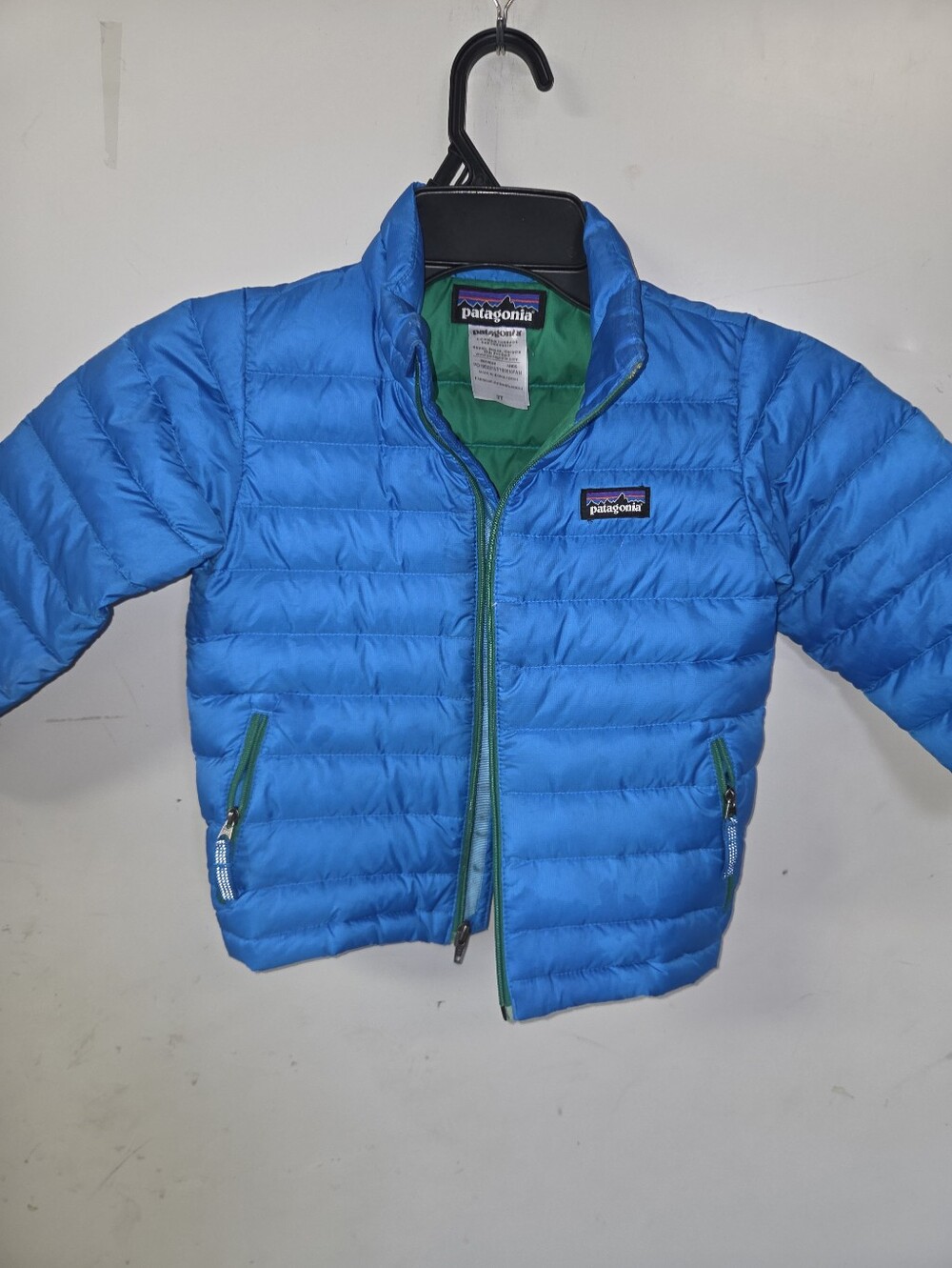Patagonia Kids' Bright Blue Lightweight Puffer Jacket
